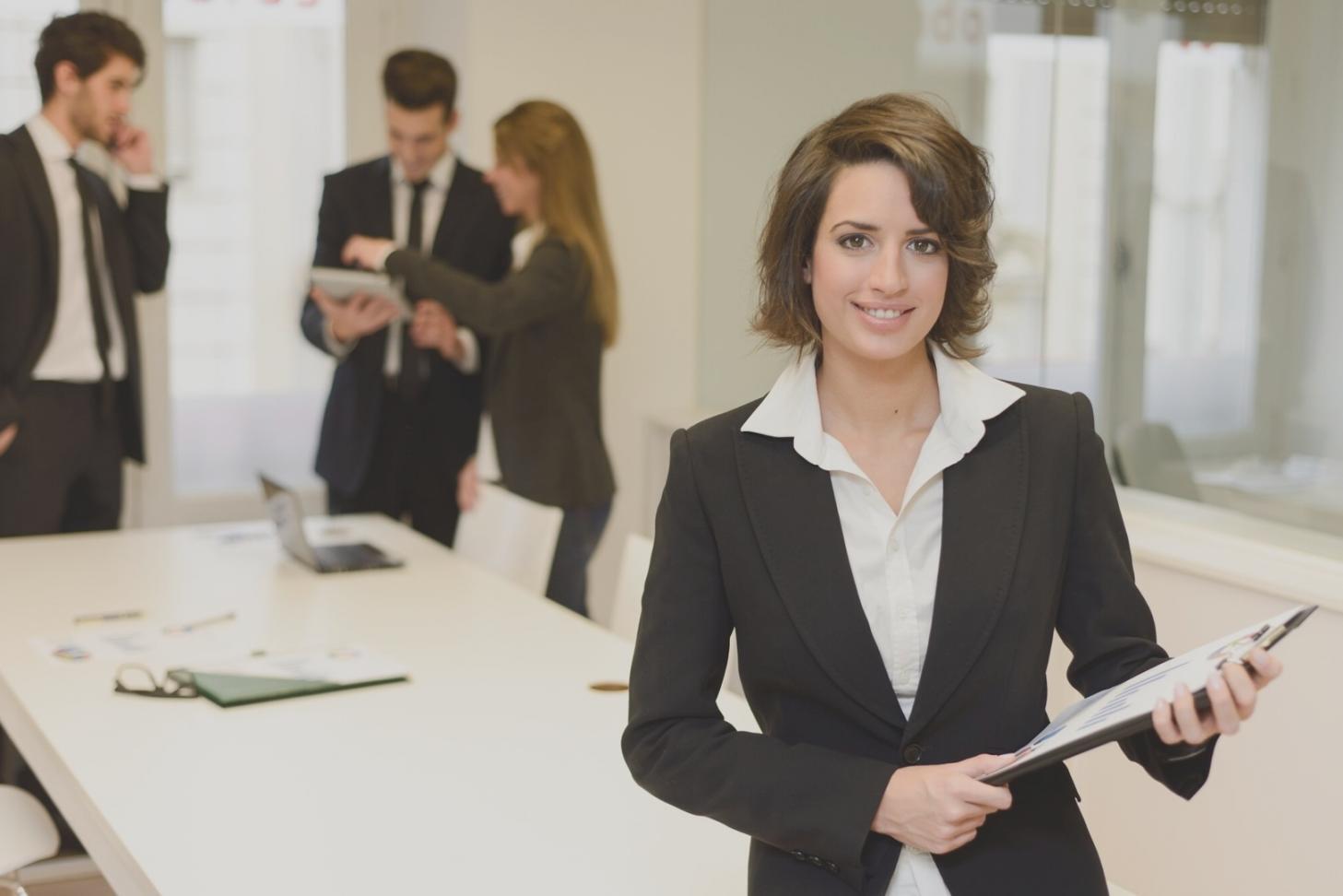 Professional learning environment showing modern workspace with collaborative areas for DevOps training